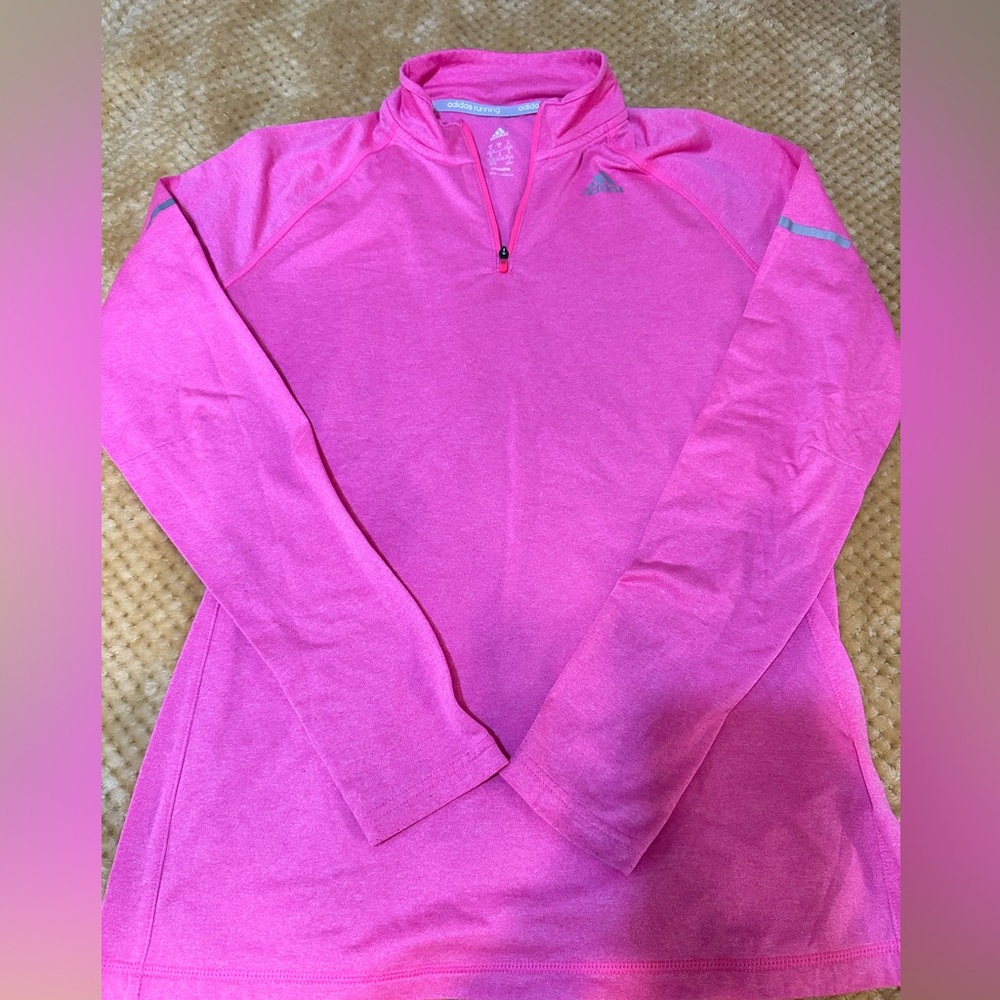 Adidas Running Quarter Zip Pullover - image 1